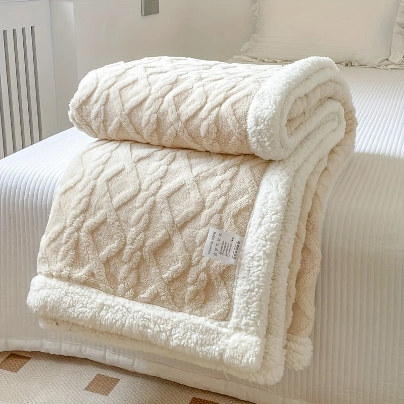 Arden Casa Luxe Fleece Blanket