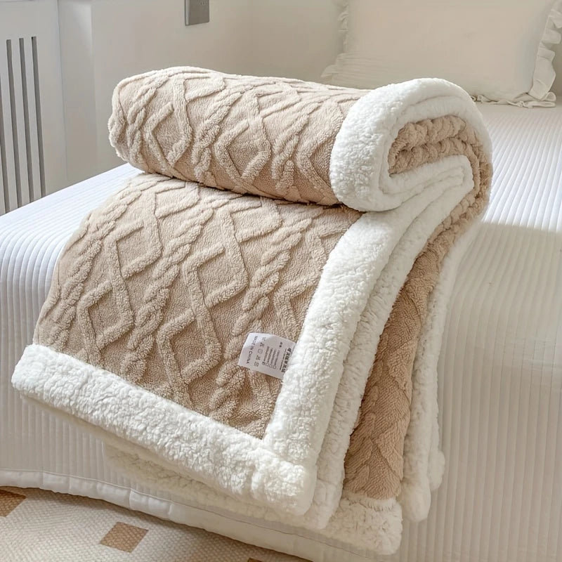 Arden Casa Luxe Fleece Blanket